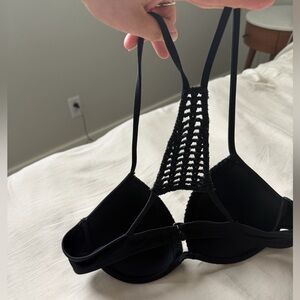 1 black bikini top + 2 Black bottoms